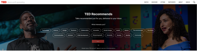 Ted website